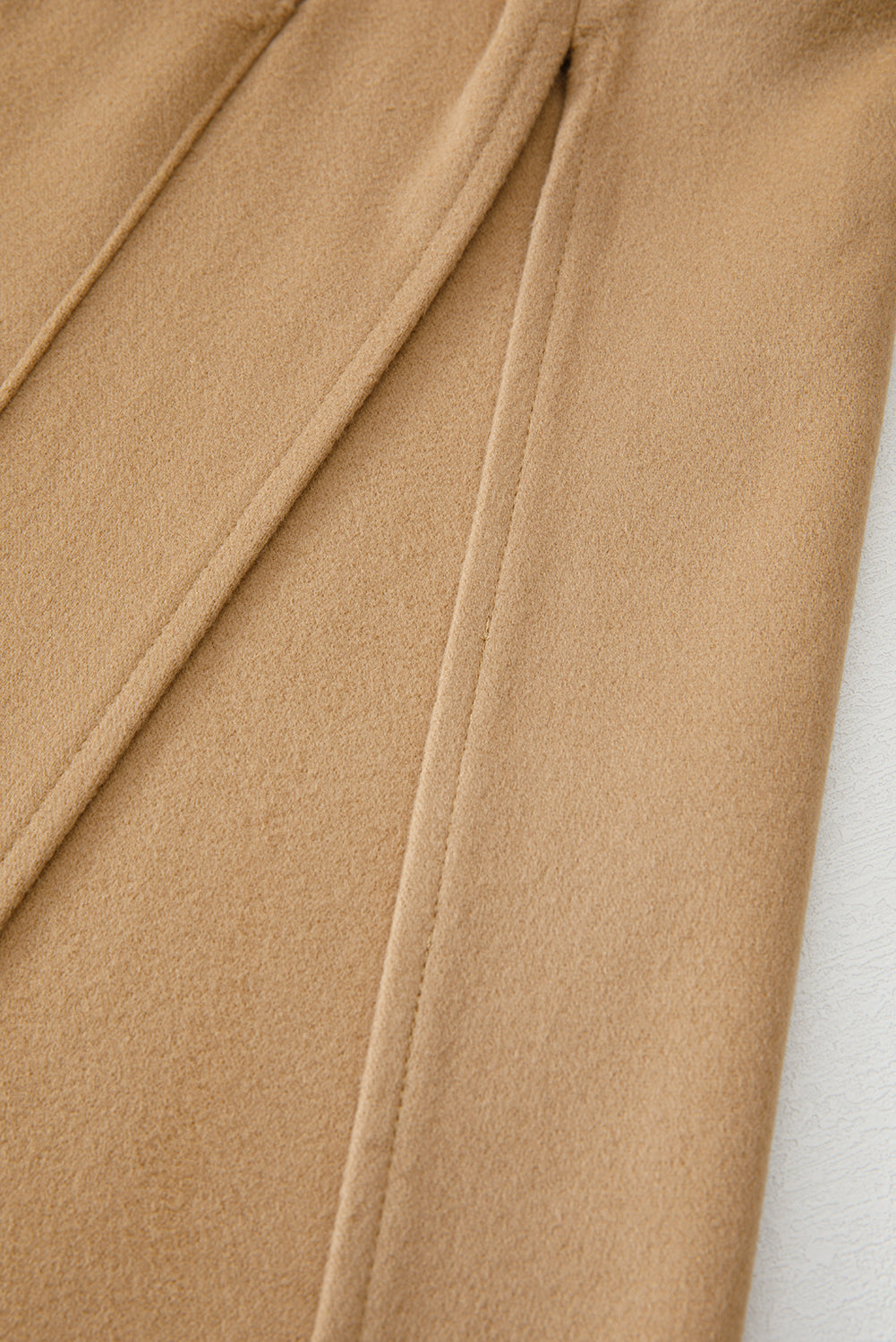 Light French Beige Solid Color Casual Zipper Hooded Jacket
