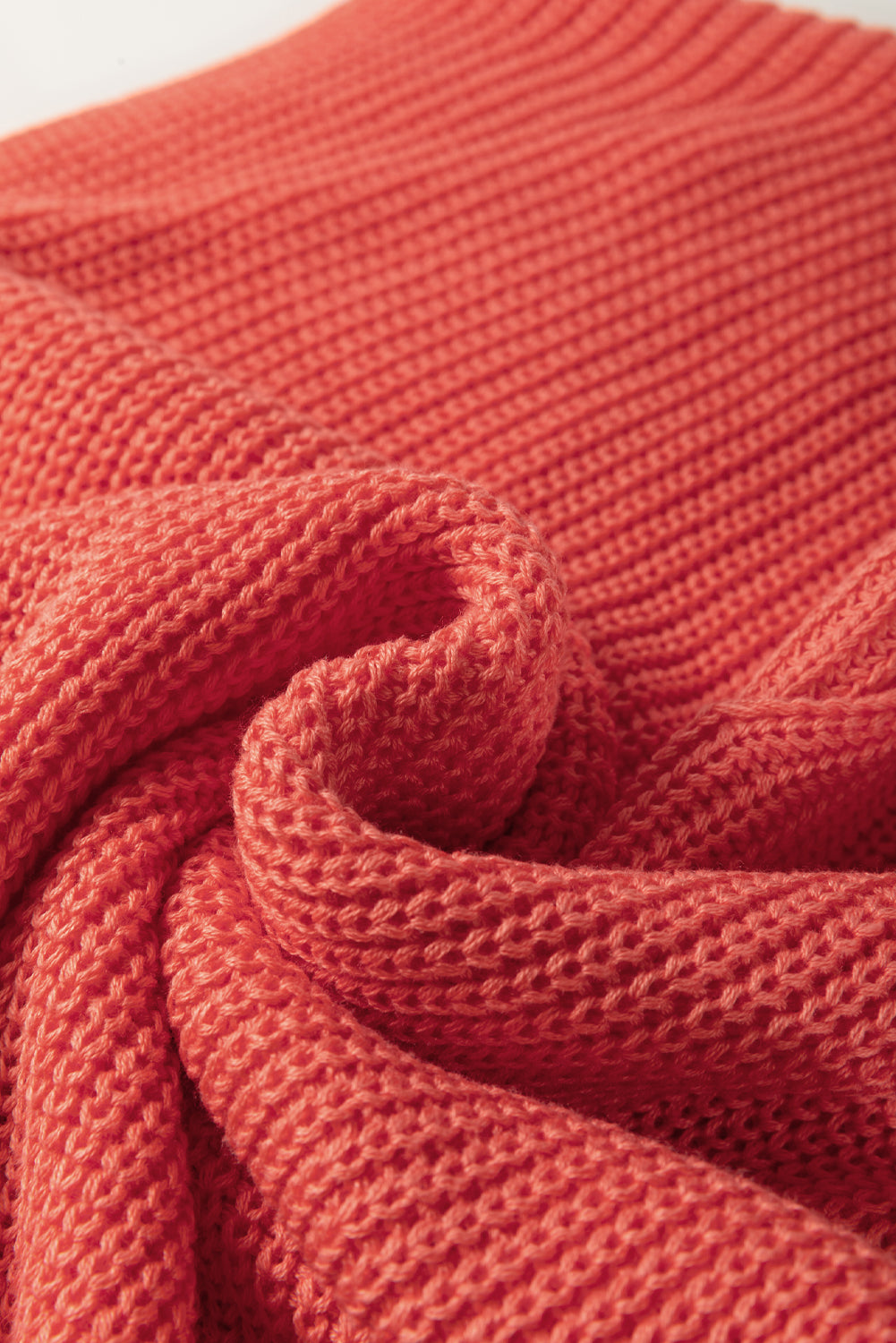 Flamingo Solid Textured Knitted Notch V Neck Sweater Vest